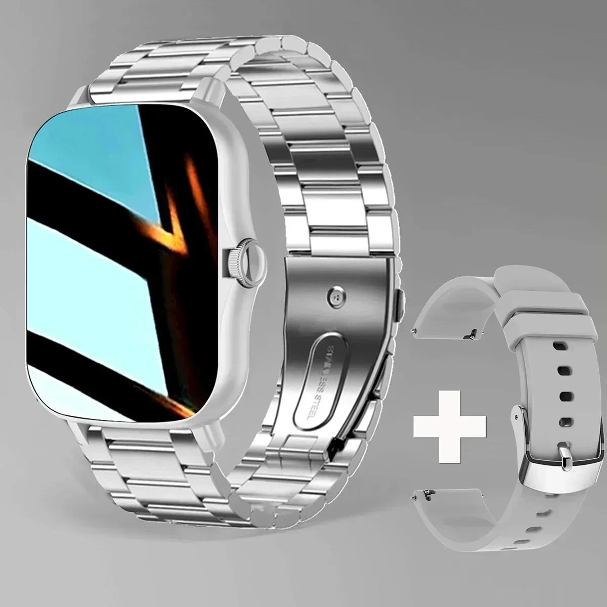 Smartwatch 2025 reloj inteligente 1.91inch Display Bluetooth Call For Men Women Fitness Tracker Sports Smarthwhatch Android ios