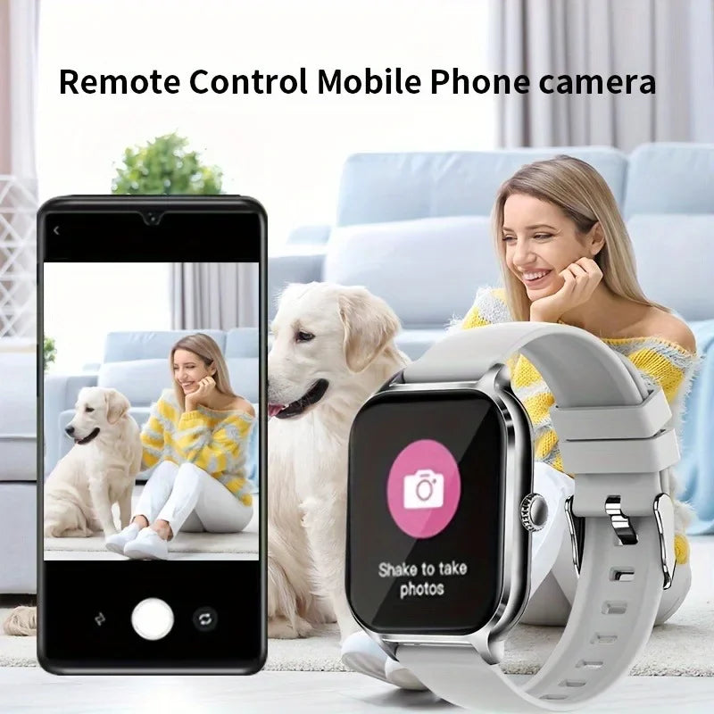 2025 Smart Watch For Man Women 2.01 inch Full Touch Display reloj inteligente hombre Custom Watches Faces Bluetooth Smartwatch