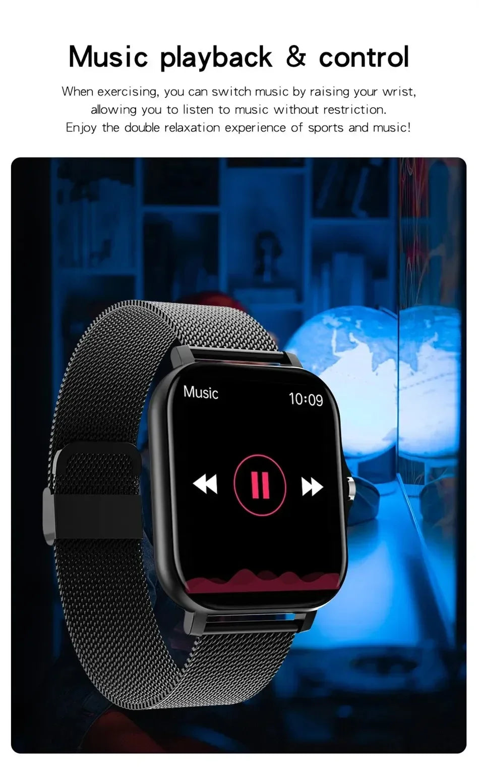 Smartwatch 2025 reloj inteligente 1.91inch Display Bluetooth Call For Men Women Fitness Tracker Sports Smarthwhatch Android ios