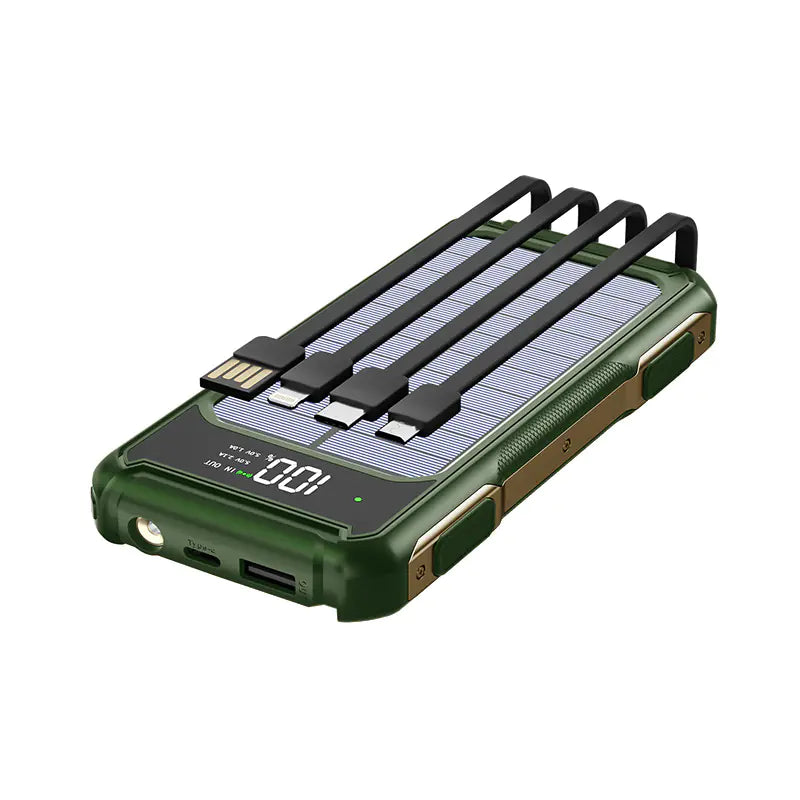 20000mAh Solar Power Bank with Type C Fast Charging