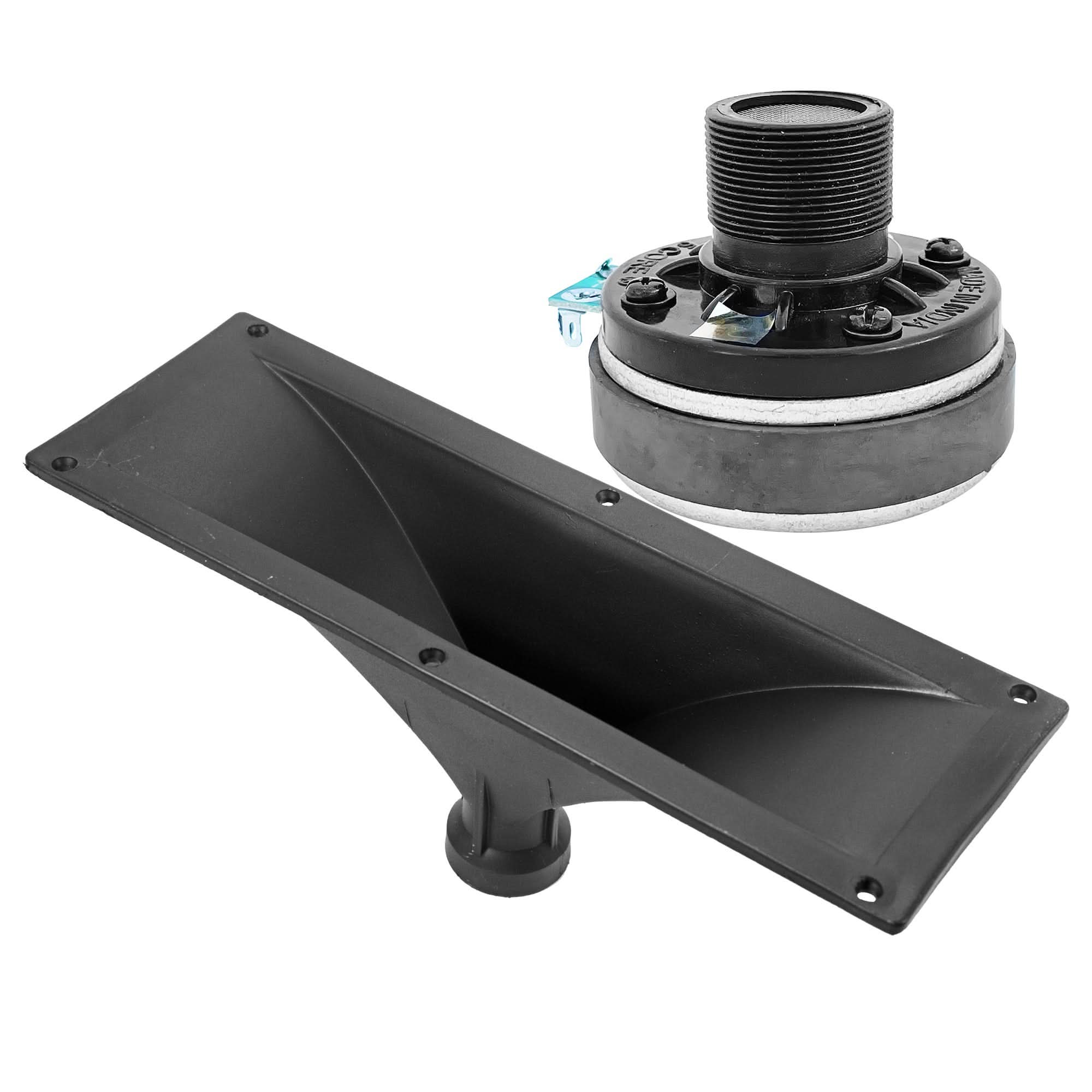 5Core PA Horn Speaker 200W Peak Power Tweeter Diaphragm + 4X10 Inch Screw-On Horn-0