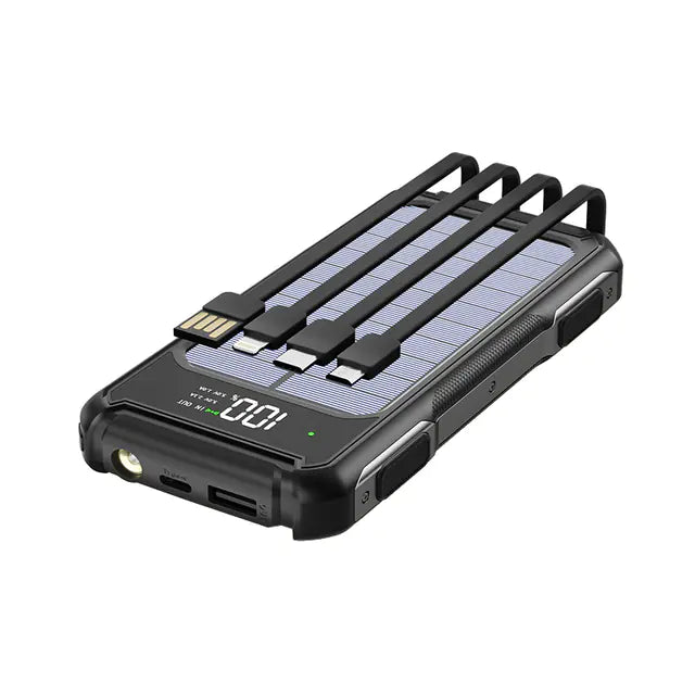 20000mAh Solar Power Bank with Type C Fast Charging