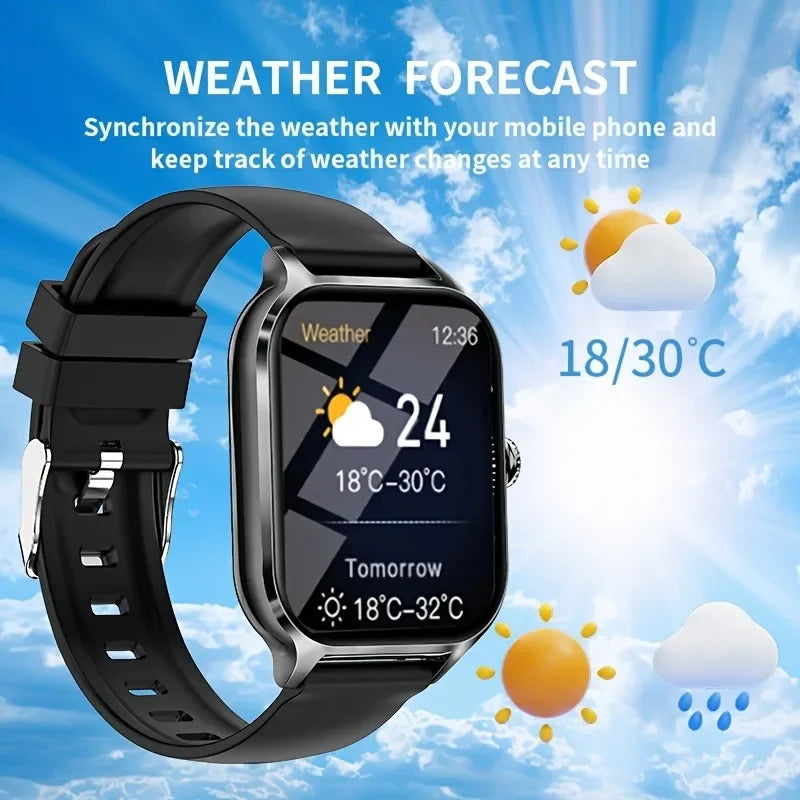 2025 Smart Watch For Man Women 2.01 inch Full Touch Display reloj inteligente hombre Custom Watches Faces Bluetooth Smartwatch