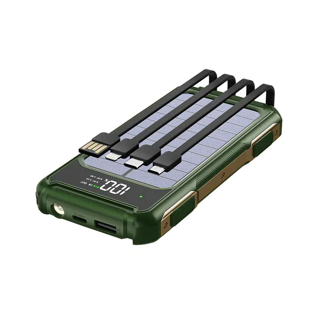 20000mAh Solar Power Bank with Type C Fast Charging