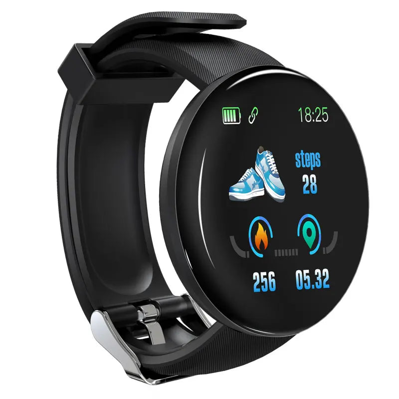 New Smart Watch Men Women Smart Bracelet LED D18 Smartwatch Waterproof Smart Touch Screen Bracelet reloj Inteligente 2022 hombre