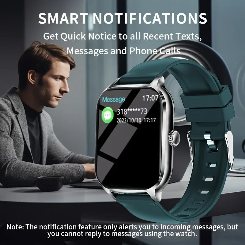 2025 Smart Watch For Man Women 2.01 inch Full Touch Display reloj inteligente hombre Custom Watches Faces Bluetooth Smartwatch