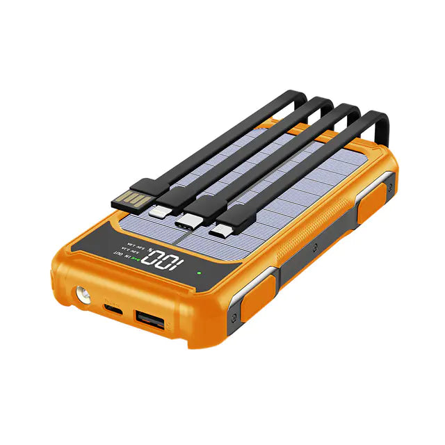 20000mAh Solar Power Bank with Type C Fast Charging